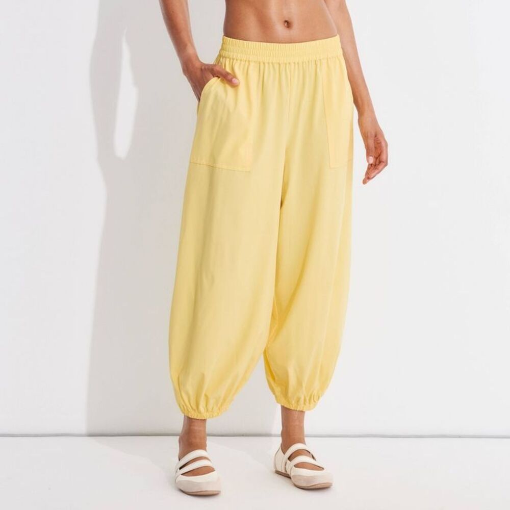 Women's Mid-Rise Ankle Length Balloon Pants - Wild Fable Yellow S